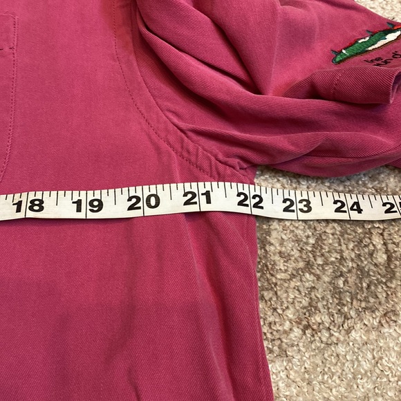 Tommy Bahama Dark Rose Button Down Silk Shirt Size Medium - Picture 6 of 14